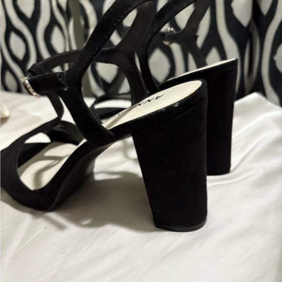 Anne Klein Shoes - Anne Klein Black Suede Heels